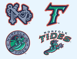 New logos, branding for Norfolk Tides | Ballpark Digest